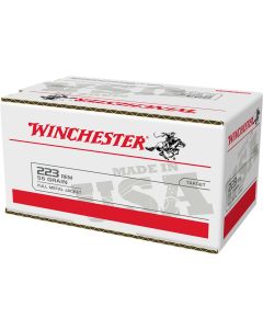 Winchester Ammo W223200 USA223Rem 55gr Full Metal Jacket 200 Per Bx/4 Case *Value Pack