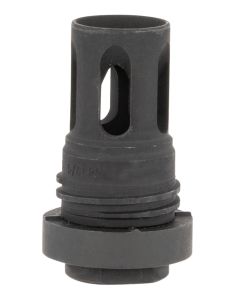 Yankee Hill 431524A Mini QD Flash Hider Black Phosphate Steel with 5/8"-24 tpi Threads &amp; 2.13" OAL for 5.56x45mm NATO AR-Platform