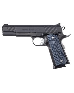 Magnum Research DE1911G10 1911 G 10mm Auto Caliber with 5.01" Barrel, 8+1 Capacity, Overall Matte Black Finish Carbon Steel, Beavertail Frame, Serrated Slide &amp; Black/Gray G10 Grip
