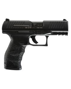 Walther Arms 2807076 PPQ M2 45 ACP 12+1 4.25" Black Steel Barrel, Matte Black Tenifer Serrated Steel Slide, Black Polymer Frame w/Picatinny Rail, Black Finger Grooved Grip, 3 Auto Safety
