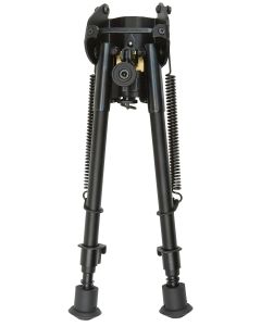 Allen 2188 BozemanRifle Bipod Black Aluminum w/Sling Swivel Mount, Rubber Feet &amp; 9-13" Vertical Adjustment