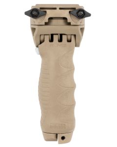 FAB Defense FXTPODG2T T-Pod G2 Rotating Tactical Foregrip &amp; Bipod 5 Position Adjustable LegsFlat Dark Earth Fiberglass Reinforced Polymer &amp; Anodized Aluminum