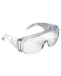 Radians CV0010 Coveralls Shooting Glasses Adult Clear Lens Polycarbonate Clear Frame