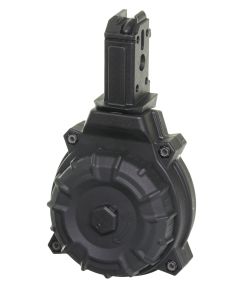ProMag DRMA22 Standard50rd Drum 9mm Luger Fits CZ Scorpion Black DuPont Zytel Polymer