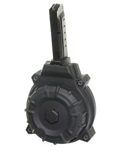ProMag DRMA15 Standard50rd Drum 9mm Luger Fits S&amp;W M&amp;P Shield Black DuPont Zytel Polymer