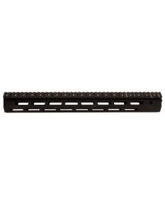 Troy Ind SRAIML115BT00 Battle Rail15" L Aluminum with Black Anodized Finish &amp; M-LOK Slots for AR-15