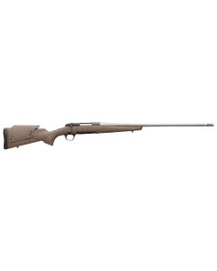 Browning 035513297 X-Bolt Western Hunter 300 PRC 3+1 26" MB Matte Blued Spider Webbed Flat Dark Earth Cerakote Hard Core Fiber-Fusion with Adjustable Comb Stock Right Hand (Full Size)
