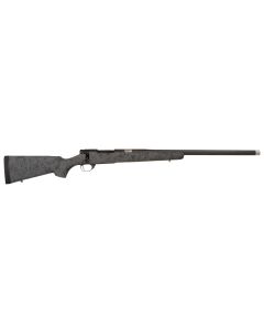 Howa HSCF65CGRY M1500 HS Precision 6.5 Creedmoor 5+1 24" Black Carbon Fiber Steel Barrel, Black Steel Receiver, Gray w/Black Webbing HS Precision Synthetic Stock