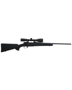 Howa HGP265PRCB M1500 Gamepro Gen2 6.5 PRC 3+1 24" Threaded Barrel, Blued Metal Finish, Black Fixed Hogue Pillar-Bedded Overmolded Stock, Includes GamePro 4-12x40mm Scope