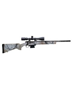 Howa HMA70222FY M1500 Mini Action Full Size 223 Rem 5+1 20" Yote Camo Dip Threaded Barrel, Steel Receiver Drilled &amp; Tapped, Fixed HTI Yote Synthetic Stock, Nikko Stirling GamePro 4-12x40mm