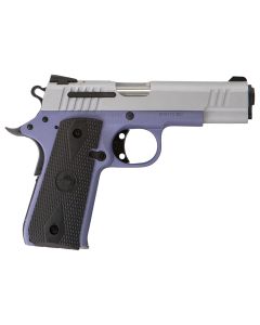 Citadel CIT380OLALA M1911 Baby Compact Frame 380 ACP 7+1, 3.75" Stainless Steel Barrel, Silver Serrated Steel Slide, Crushed Orchard Cerakote Aluminum Frame w/Beavertail, Ambidextrous