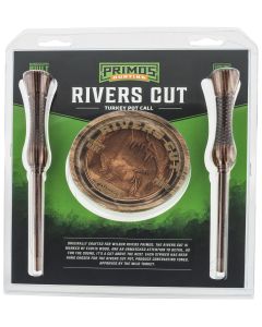 Primos PS2921 Rivers CutFriction Call Turkey Sounds Brown Hardwood