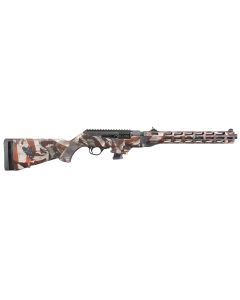 Ruger 19127 PC Carbine9mm Luger 10+1 16.12" Fluted Barrel, American Flag Camo Aluminum Alloy Receiver, American Flag Synthetic Stock, Optics Ready