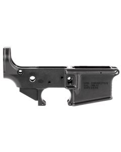 Grey Ghost Precision GGPC CornerstoneLower Receiver Multi-Caliber, 7075-T6 Aluminum w/Black Anodized Finish, Nylon Tipped Tensioning Screw, Flared Mag Well