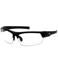Pyramex VGSB310T Venture Gear Tensaw Adult Clear Lens Anti-Fog/Anti-Scratch Polycarbonate Black Frame