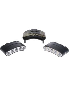 Cyclops CYCHCDTWGN Orion Tilt 30 Lumens Green/White LED Bulb Camo Clip-On
