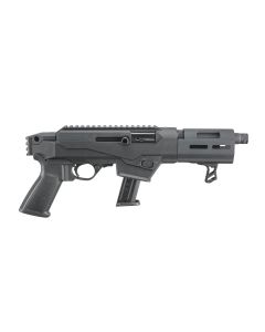 Ruger 29100 PC Charger9mm Luger 6.50" Threaded Barrel 17+1, Black Hard Coat Anodized Finish, Glass-Filled Polymer Chassis, Takedown Stock, 7075-T6 Aluminum Picatinny Rail, Optics Ready