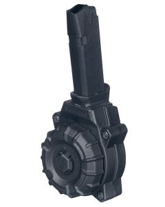 ProMag DRMA35 Standard30rd Drum 9mm Luger Compatible w/ Glock 43X/48 Black DuPont Zytel Polymer
