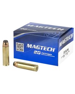Magtech 500A Range/Training500S&amp;WMag 400gr Semi Jacketed Soft Point Flat 20 Per Box/25 Case