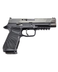 Wilson Combat SIGWCP320FPBATC P3209mm Luger 17+1 4.70" Black Steel Barrel, Black DLC Serrated Stainless Steel Slide, Black Polymer Frame w/Picatinny Rail, Curved Trigger, Black Polymer Grip