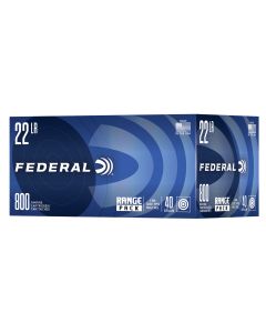 Federal 729B800 Champion Training Range Pack 22LR 40gr Lead Round Nose 800 Per Box/4 Case *Bulk