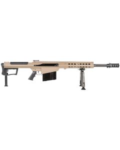 Barrett 18066 M107A150 BMG 20" 10+1 Flat Dark Earth Cerakote Flat Dark Earth Fixed with Sorbothane Recoil Pad Stock Black Polymer Grip