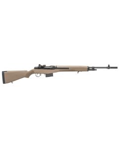 Springfield Armory MA9120 M1A Standard Issue 308 Win/7.62x51mm 10+1 22" Black Parkerized Carbon Steel Barrel, Black Parkerized Steel Receiver, Flat Dark Earth Synthetic Fixed Stock, Right Hand