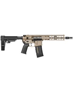 Radian Weapons R0504 Model 1 Pistol 300 Blackout 30+1 9", FDE Billet Rec/M-Lok Handguard, Smooth Buffer Tube (No Brace), Magpul Grip, Ambi Controls, Dead Air QD Flash Hider, Adj. Trigger