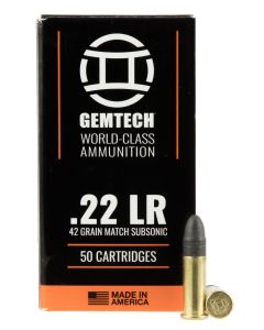 Gemtech 3009679 Subsonic22LR 42gr Lead Round Nose 50/Box