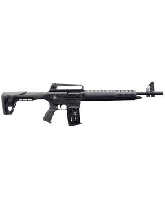 Charles Daly 930190 AR-12SSemi-Auto 12 Gauge 5+1 3" 18.50" Blued Barrel Black Anodized Rec Black Fixed with Adjustable Comb Stock Right Hand