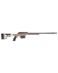 Savage Arms 57698 110 Precision 338 Lapua Mag 5+1 24", Matte Black Rec/Barrel, Flat Dark Earth Cerakote MDT LSS XL Chassis, Polymer Grip, Left Hand