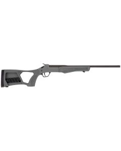 Rossi SSP1GRAY Tuffy Single Shot Youth 410 Gauge Break Open 3" 1rd 18.50" Matte Black Barrel, Matte Black Steel Receiver, Gray Synthetic Thumbhole Stock w/Shell Holder, Right Hand