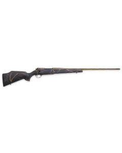 Weatherby MWL05N65RWR6B Mark V Weathermark LTD 6.5 Wthby RPM 4+1 24" Burnt Bronze Cerakote Spiral, Fluted Steel Barrel, Black w/Grey &amp; Brown Accents Monte Carlo Stock