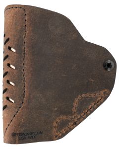 Versacarry REV211 RevolverIWB Distressed Brown Leather Belt Clip Fits S&amp;W J Frame/Ruger LCR Right Hand