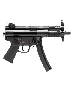 HK 81000481 SP5K PDW 9mm Luger Caliber with 5.83" Barrel, 30+1 Capacity, Black Metal Finish, No Stock (Sling Mount), Black Polymer Grip Right Hand