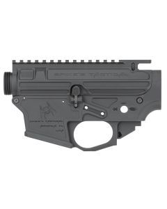 Spikes Tactical STSB920 Upper/Lower SetAR-15 9mm Compatible w/Glock Mags, Black Hardcoat Anodized