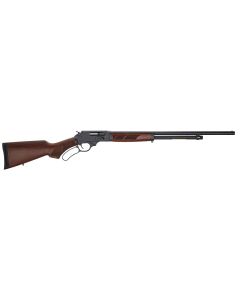 Henry H018G410 Side GateFull Size 410 Bore Lever 2.50" 6+1 24" Blued Steel Barrel, Blued Drilled &amp; Tapped Steel Receiver, Fixed American Walnut Wood Stock, Right Hand
