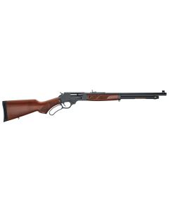 Henry H018G410R Side GateFull Size 410 Bore Lever 2.50" 6+1 19.75" Blued Steel Barrel, Blued Drilled &amp; Tapped Steel Receiver, Fixed American Walnut Stock, Right Hand