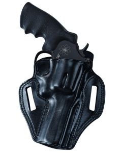 Galco CM800B Combat MasterOWB Black Leather Belt Slide Fits Glock 43/43x Fits Springfield Hellcat Right Hand