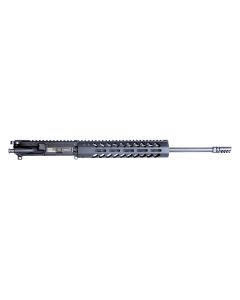 HM Defense 16MBUP556 MonoBloc Upper223 Rem, 5.56x45mm NATO 16" Black Cerakote Barrel, 7075-T6 Aluminum Black Anodized Receiver, 15" M-LOK Free-Float Handguard for AR-15