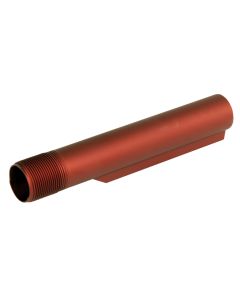 LBE Unlimited MBUF002RED Mil-Spec Buffer Tube6 Position AR-15 Red