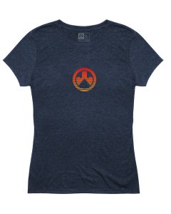 Magpul MAG1185-411-S Sun's Out Women's Navy Heather Cotton/Polyester Short Sleeve Small