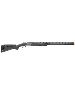 Browning 018710304 Cynergy CX 12 Gauge with 28" Satin Blue Barrel, 3" Chamber, 2rd Capacity, Silver Nitride Metal Finish &amp; Charcoal Gray Adjustable Comb Stock Right Hand (Full Size)