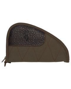 Browning 1435048411 Laredo Pistol Rug 11" Long Olive w/ Brown Accents Canvas/Leather Holds Handgun