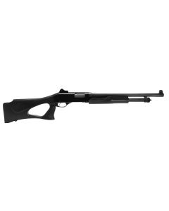 Stevens 23248 320 Security 12 Gauge 3" 5+1 18.50" Matte Black Chrome Lined Barrel, Fixed Thumbhole Stock, Ghost Ring Sights