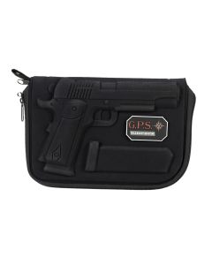 GPS Bags 908PC Custom Moldedw/ Lockable Zippers Internal Mag Holder &amp; Black Finish for 1911 &amp; Similar Clones