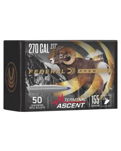 Federal PB277TA2 Premium Terminal Ascent Component 270Cal 155gr 50 Per Box/4 Case