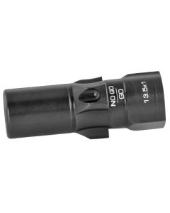 Rugged Suppressor OA004 Obsidian 3 Lug Adapter Black with 13.5x1 LH tpi Threadsfor 9mm Luger HK