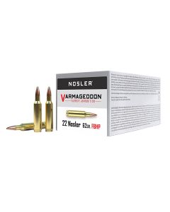 Nosler 65180 Varmageddon22Nosler 62gr Flat Base Hollow Point 50 Per Box/5 Case