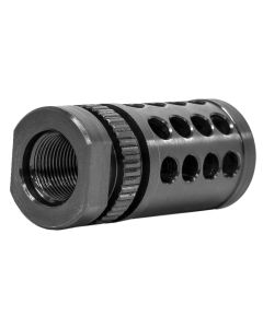 GrovTec US Inc GTHM318 G-Nite Flash Suppressor Black Nitride Steel with 5/8"-24 tpi Threads for 308 Cal